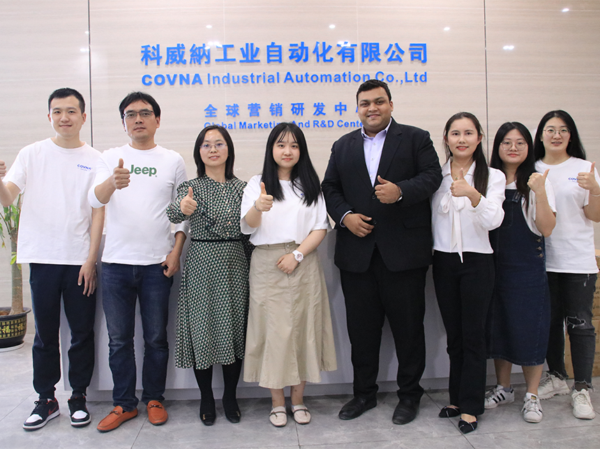 疫情過后，科威納集團(tuán)迎來首位國外客戶參觀工廠
