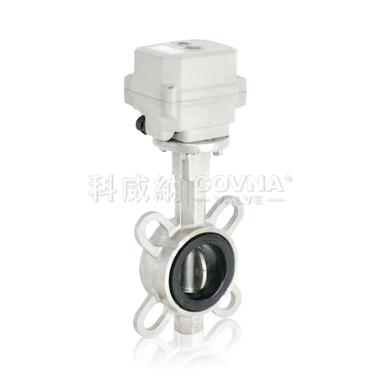 微型電動不銹鋼對夾蝶閥_A150-T系列